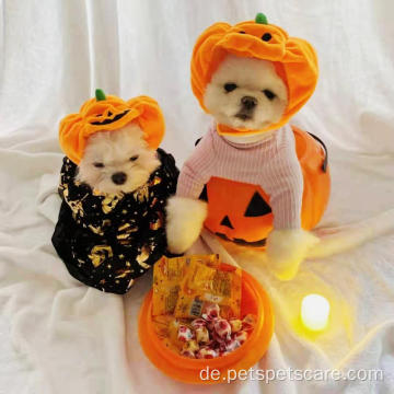 Plüsch warm süßer Weihnachtskürbis Halloween Hundehut